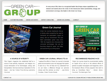Tablet Screenshot of greencargroup.com